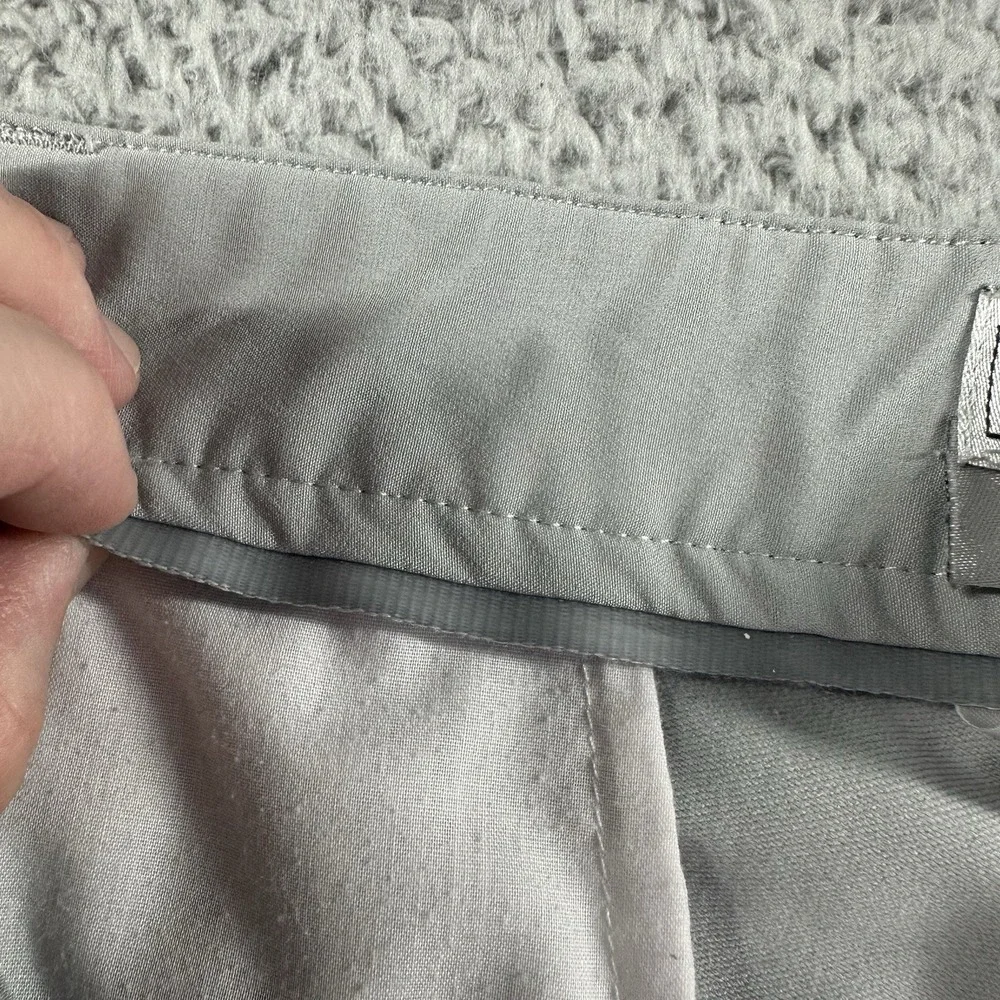 Adidas Performance Pants Mens 35x32 Golf Gray‎ No Slip Grip Stretch Chino